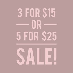 ‼️3 for $15‼️⚡️5 for $25 FLASH SALE!!